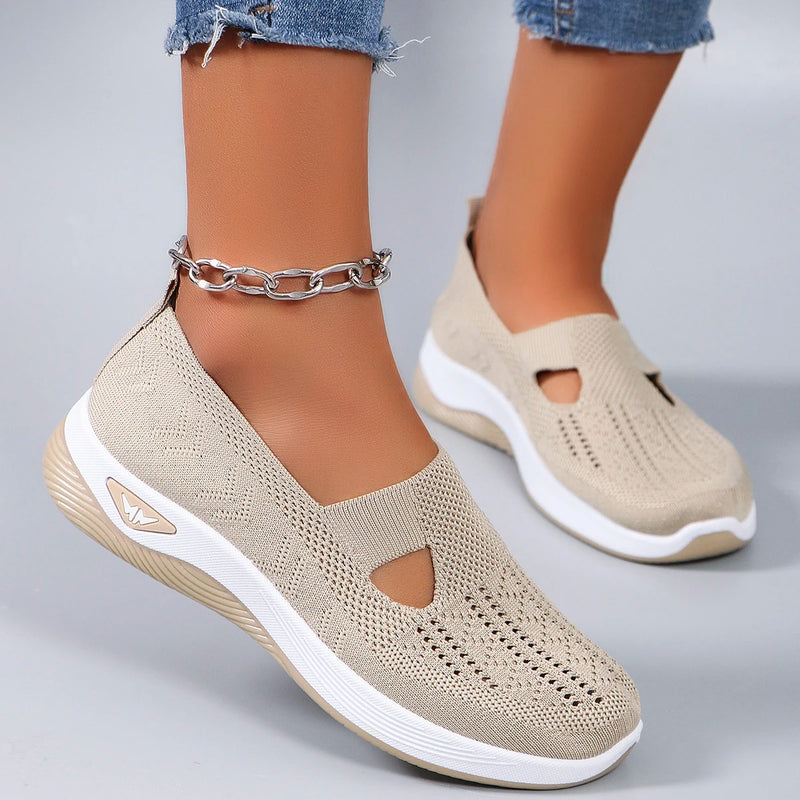 TÊNIS FEMININO LEVE, RESPIRÁVEL E ANTIDERRAPANTE