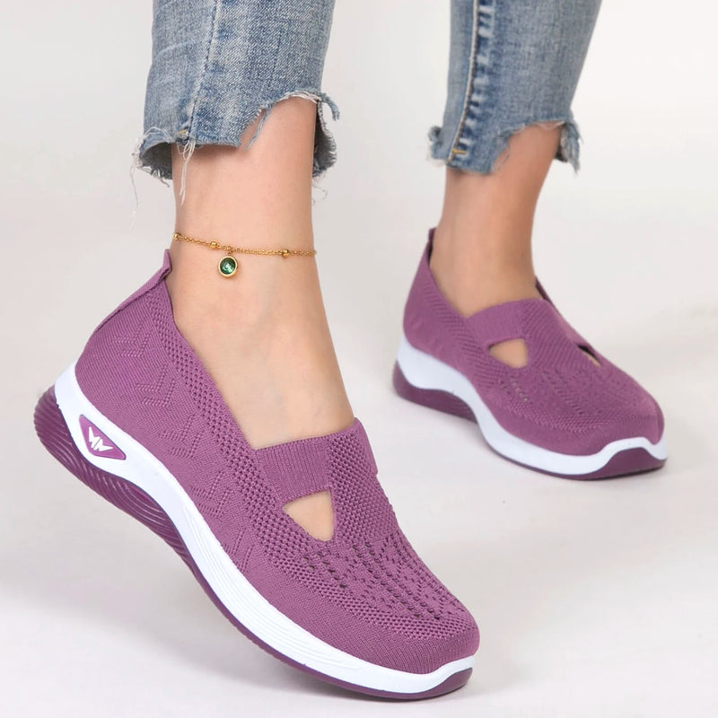 TÊNIS FEMININO LEVE, RESPIRÁVEL E ANTIDERRAPANTE