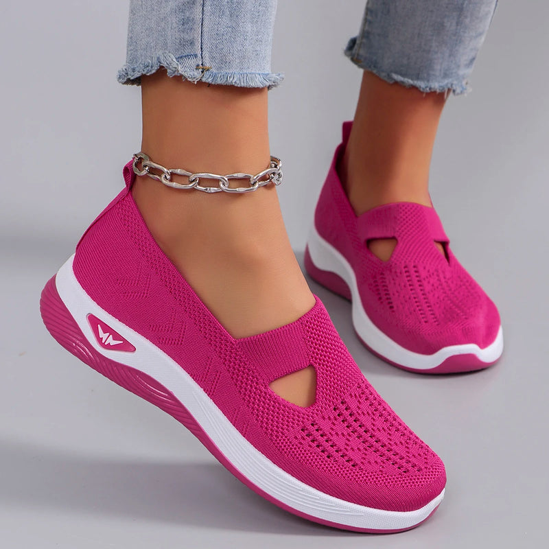 TÊNIS FEMININO LEVE, RESPIRÁVEL E ANTIDERRAPANTE