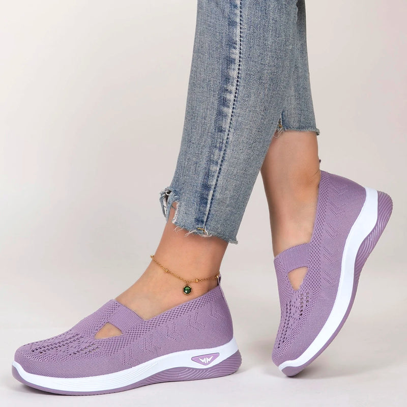 TÊNIS FEMININO LEVE, RESPIRÁVEL E ANTIDERRAPANTE