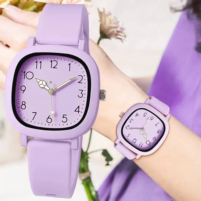 RELÓGIO FEMININO QUARTZ SILICONE