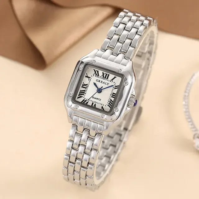 RELÓGIO FEMININO LUXO QUADRADO