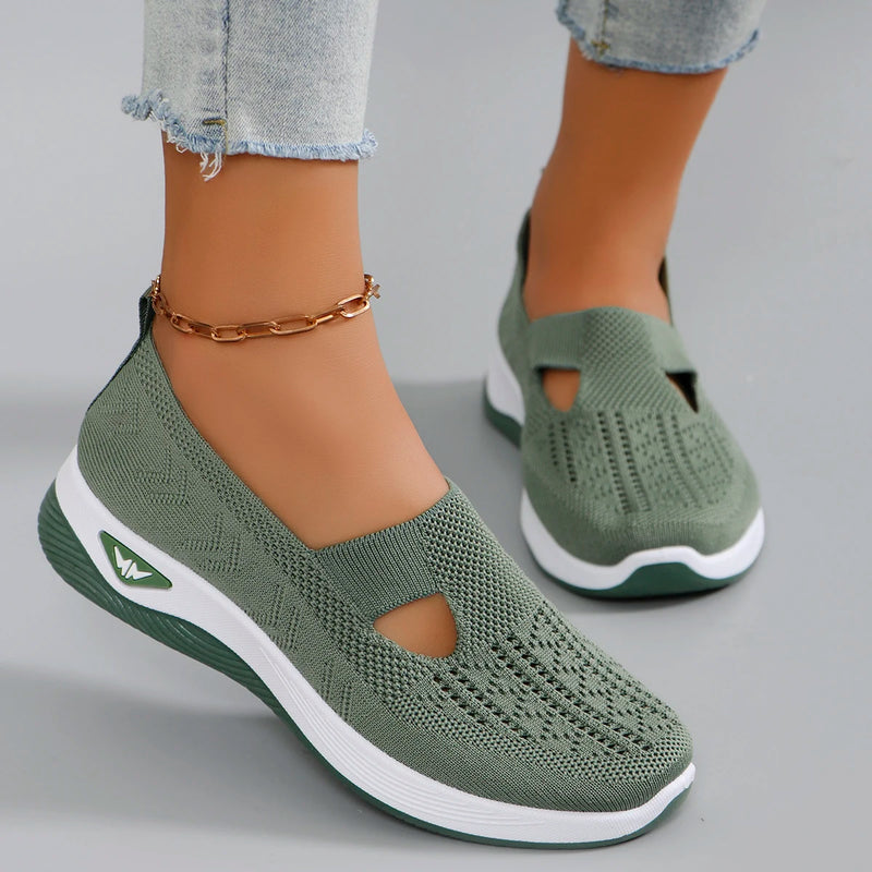 TÊNIS FEMININO LEVE, RESPIRÁVEL E ANTIDERRAPANTE