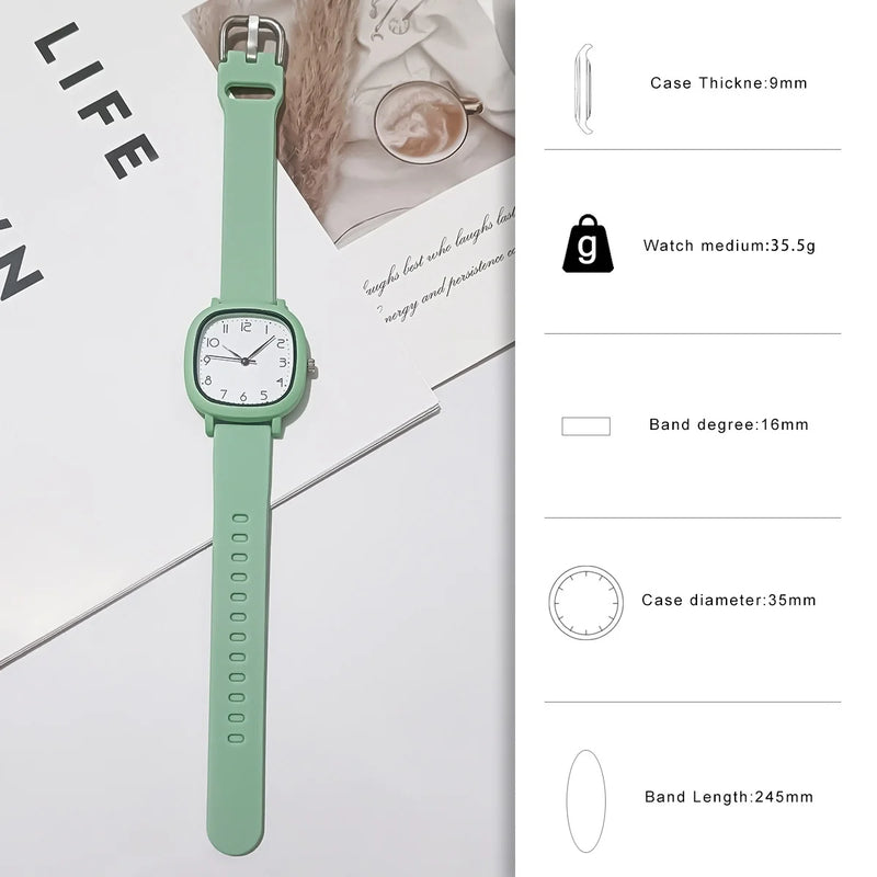 RELÓGIO FEMININO QUARTZ SILICONE