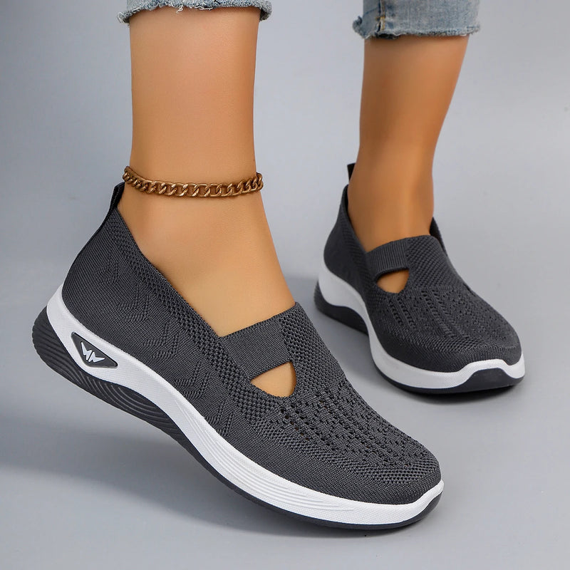 TÊNIS FEMININO LEVE, RESPIRÁVEL E ANTIDERRAPANTE